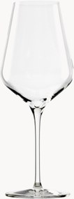 Copos de vinho tinto de cristal Quadrophil, conjunto de 6