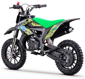 MINI MOTO PARA CRIANÇAS MiniCross Roan 709 gasolina 49cc 4.5CV VERDE