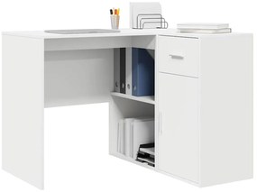 mesa de canto Branca 102x88x75 cm Madeira de Engenharia