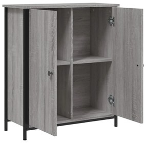 Aparador 70x30x80 cm derivados de madeira cinzento sonoma