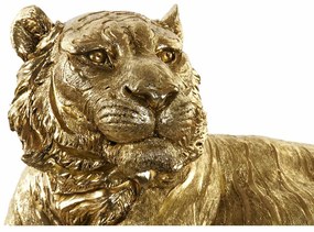 Figura Decorativa DKD Home Decor Tigre Dourado Resina (106 x 57 x 44 cm)