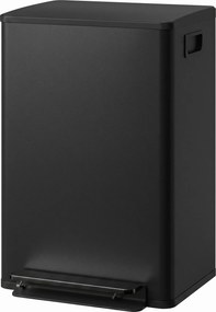 Caixote do Lixo de Cozinha com Pedal, 41,7 x 36,6 x 62 cm, Capacidade de 50 Litros, Preto
