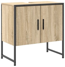 Conjunto de Móveis de Casa de Banho vidaXL 3 Peças Carvalho Sonoma Mad