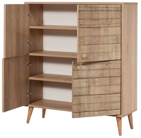Armário Multiusos Multilux – Carvalho Sonoma – 95x111x36 cm