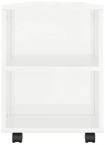 Móvel de TV 102x34,5x43 cm derivados madeira branco brilhante