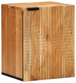 Armário de Banheiro vidaXL Castanho, preto