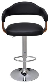 Bancos de bar 2 pcs madeira curvada