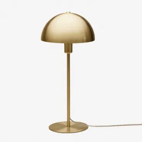 Candeeiro De Mesa Em Ferro Alnair Dourado - Sklum