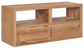 vidaXL Móvel de TV 90x30x40 cm madeira de teca maciça