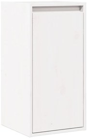 Mesas de cabeceira 2 pcs 30x30x60 cm pinho maciço branco