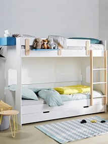 Agora -15%: Gaveta e gaveta da cama com rodas cama de criança com 90x190 cm branco