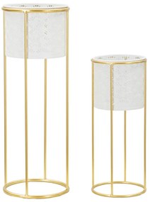 PAR DE POTES P/BRANCO CM Ø 17X46-14X34