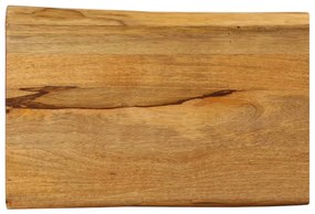 vidaXL Tampo de mesa c/ borda viva 50x40x3,8 cm mangueira maciça