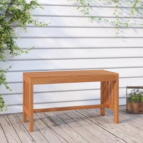 vidaXL Banco de jardim 80 cm madeira de eucalipto maciça