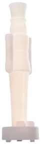 Candeeiro de mesa branco com LED regulável e RGBW-IC recarregável - Nutcracker