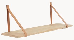 Estante de parede com correias de couro Forno