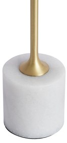 Candeeiro de mesa moderno dourado 37cm incl. LED regulável IP54 recarregável - Topi Moderno