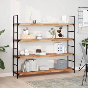 vidaXL Prateleira flutuante 160x30x4cm acácia maciça acabamento a óleo