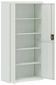 Arquivador 90x40x180 cm aço cinzento-claro