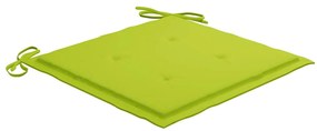 Cadeiras de jardim com almofadões 6 pcs acácia maciça