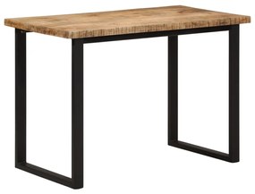 Mesa de jantar 110x55x75 cm madeira de mangueira maciça