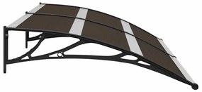 Toldo de porta 200x75 cm PC preto