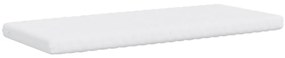 Colchão de espuma 100x200 cm 7 zonas dureza 20 ILD branco
