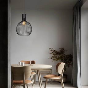 Chandelier Fellini – Preto – 38 cm x 146 cm