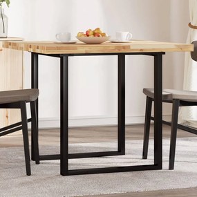 vidaXL Tampo de mesa quadrado 90x90x4 cm madeira de acácia maciça