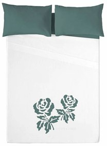 Conjunto de Lençóis Roses Devota & Lomba Roses Green Cama de 180 (260 X 270 cm)