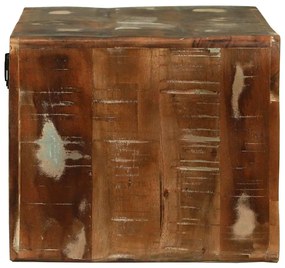Cabinet de TV Multicolorido 60x30x25 cm Madeira Reaproveitada Maciça