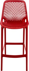 Banco de bar Air (1 UNIDADE) 45 x 105 x 53 cm Vermelho