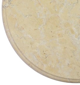 Tampo de mesa Ø40x2,5 cm mármore cor creme