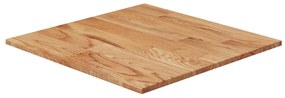 vidaXL Tampo mesa quadrado 40x40x1,5cm carvalho tratado castanho-claro