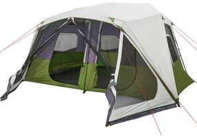 Tenda familiar c/ LED 10 pessoas libertação rápida verde-claro