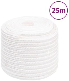 Corda de barco 16 mm 25 m polipropileno branco completo