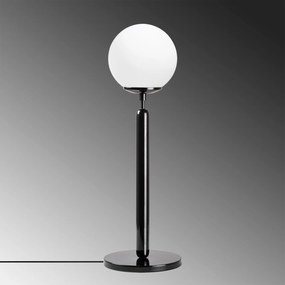 Candeeiro de Mesa King – Preto e Creme – 18 x 18 x 52 cm