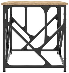 Mesa de centro 45x45x47,5 cm derivados madeira carvalho sonoma