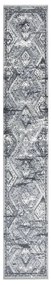 vidaXL Passadeira 60x300 cm polipropileno cinzento oriental