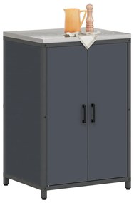 Armário de Armazenamento para Cozinha Antracite 60 x 50 x 92 cm