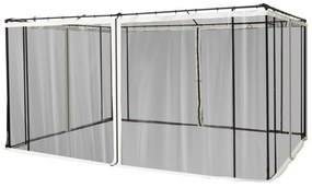 4 painéis laterais 335x207 cm para tenda de jardimmosquiteira para gaz