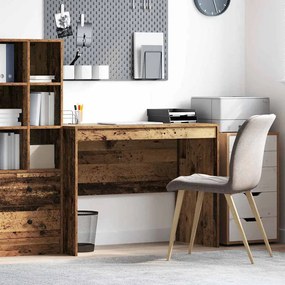 vidaXL Mesa Madeira Antiga 100 x 50 x 76 cm