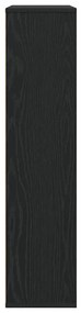 Estante 89x24x101,5 cm derivados de madeira carvalho preto