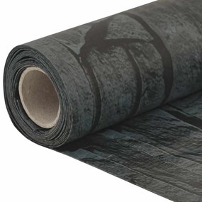 Tela de privacidade p/ varanda aspeto pedra 400x90 cm PVC cinza