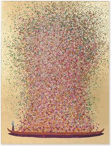 Quadro em tela Flower Boat