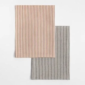 Conjunto De 2 Panos De Cozinha Em Algodão Nelies Multicor Classic - Sklum