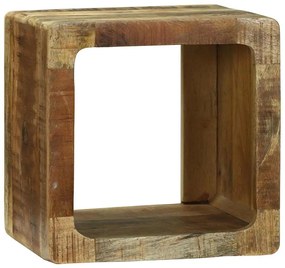 Unidade de TV 36x36x30 cm de Madeira Sólida de Mangueira