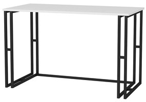 Secretária de Estudo Kane - Preto e Branco - 120x60x74,8 cm