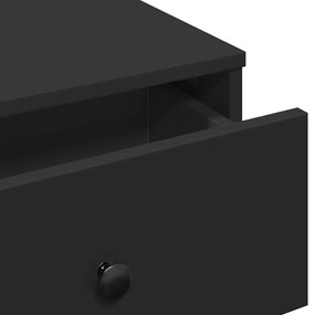 Mesa de centro 60x45x31 cm derivados de madeira preto