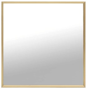 Espelho 60x60 cm dourado